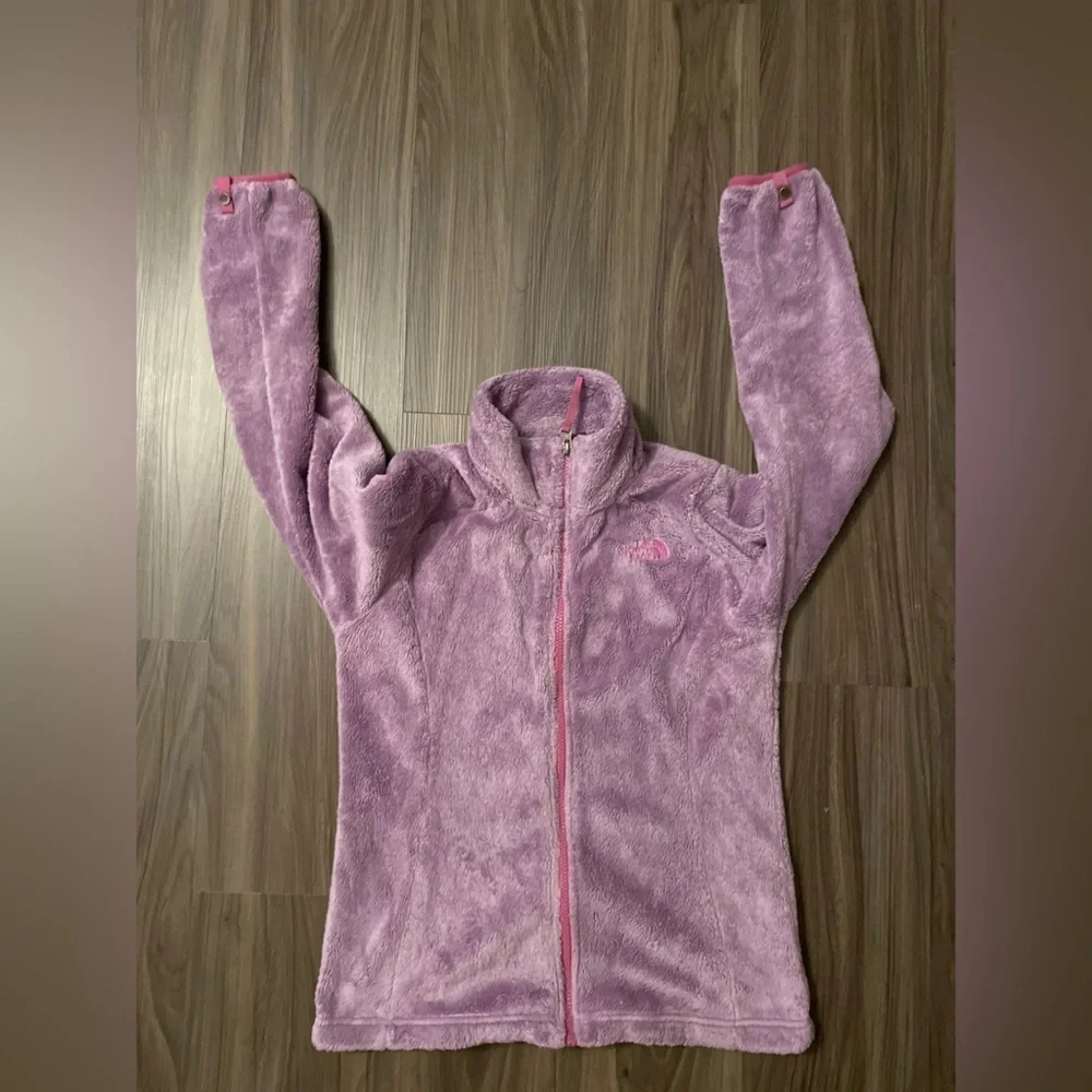 The North Face Kids Fleece Osito Jacket in Purple and Pink size L